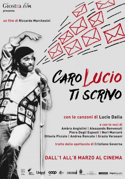 Film Cinema Caro Lucio ti scrivo Arezzo Firenze Grosseto Livorno Lucca Massa Carrara Pisa Pistoia Prato Siena