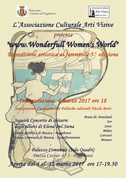 Poggibonsi mostra di pittura WWW.Wonderfull Women's World Siena