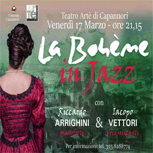 Capannori concerto Riccardo Arrighini Bohème in jazz Lucca